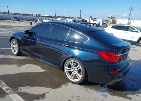 2013 BMW 550I Gran Turismo z USA, uszkodzony, nr VIN WBASN0C59DDW92692